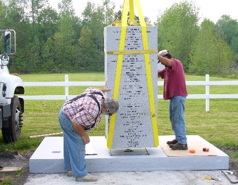 Delaware Confederate Monument Construction and Istallation