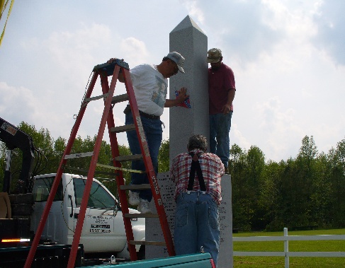 Delaware Confederate Monument Construction and Istallation