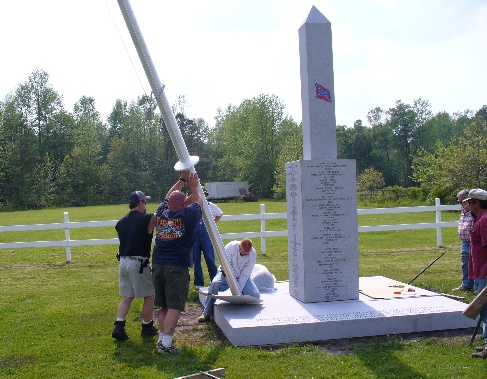 Delaware Confederate Monument Construction and Istallation