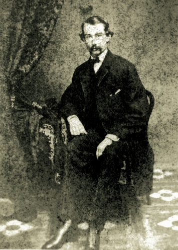 Pre-war photo of Sgt. George Julian Robinson of the 5th Regiment, Texas Infantry, Co. 'A', 'Hood's Brigade'. Before and after war resident of Georgetown, Delaware.